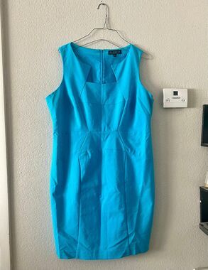 Turquoise teal blue Eloquii plus size dress